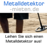 Metalldetektor mieten - Metalldetektor kaufen - Miete und Verkauf von Metalldetektoren - leistungsstarker Metalldetektor